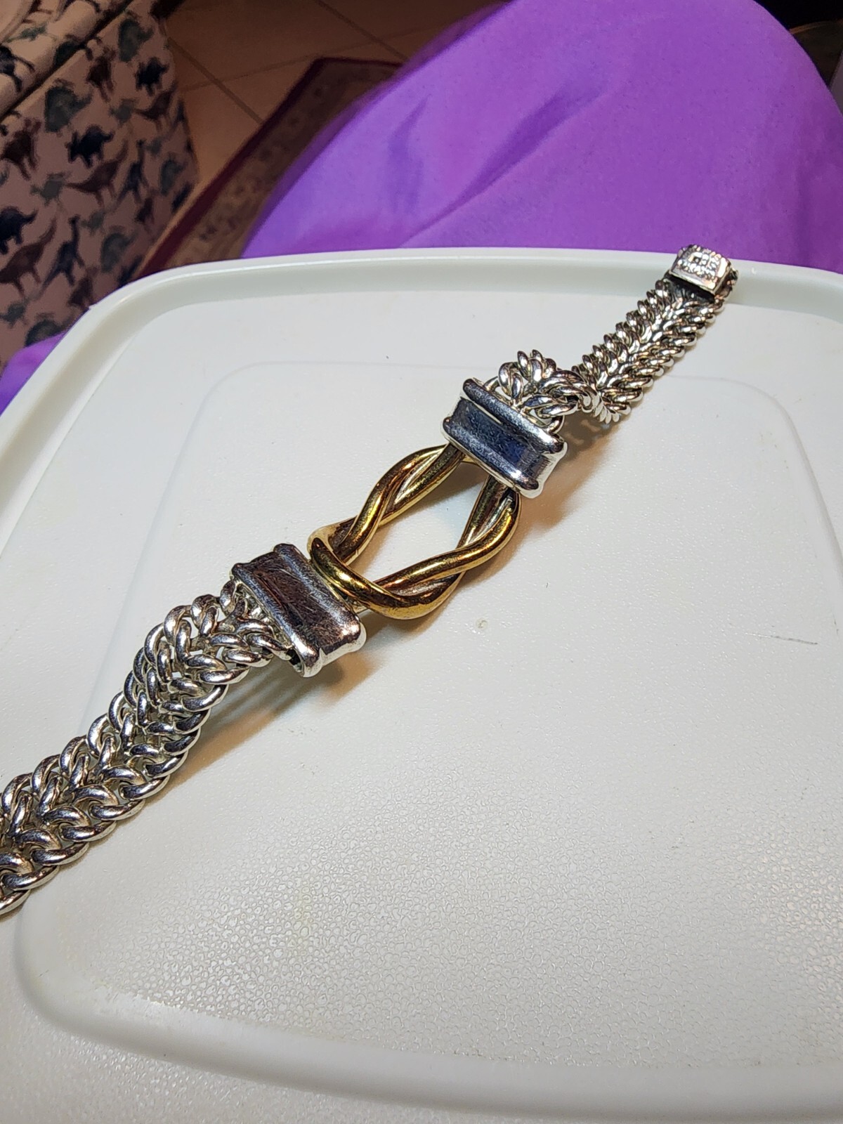 STERLING SILVER SOLID MESH BRACELET FROM MEXICO o… - image 13