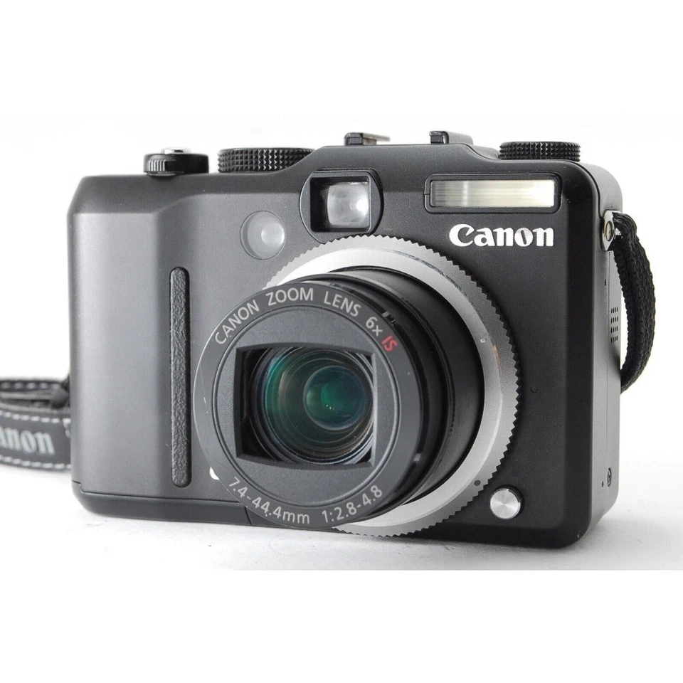 Canon PowerShot G7 10MP Kompakt-Digitalkamera 6-fach optischer Zoom, Schwarz - Bild 3 von 4