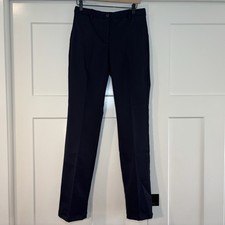 Lands' End Women's Straight-Leg Dress Trousers - Navy, Size 4