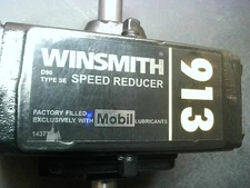 Winsmith 913MWTS21000A8 Speed Reducer Ratio 5.00 Input HP 1.05 Output Torque ...