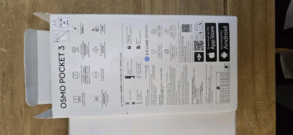 DJI Osmo Pocket 3 3-Axis 1-Inch CMOS Sensor With 2in Touchscreen Gimbal Camera - Image 2 of 2