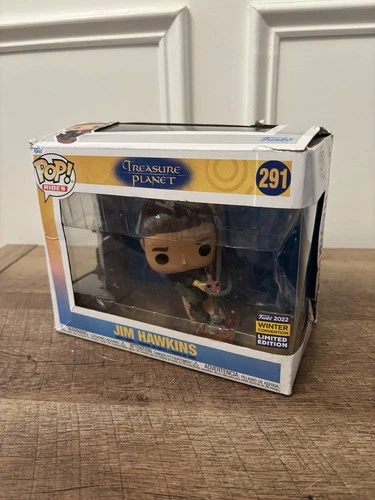 Funko Pop! Rides: Disney Jim Hawkins (Winter Convention) - Funko 291 Damaged Box