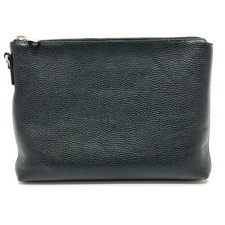 GUCCI 387075 Cosmopolis Strap bag Clutch bag Leather Black