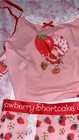 L Pink Sugar Strawberry Shortcake Lace Cami top brief Lingerie girly Thrillz Set — photo 3