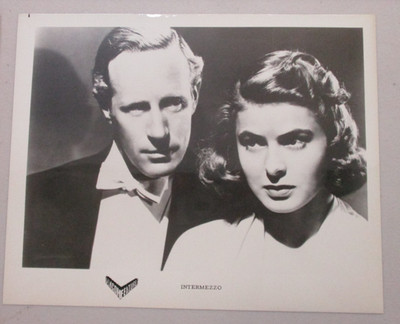 PRESS PROMO PHOTO 1939 MOVIE INTERMEZZO LESLIE HOWARD & EDNA BEST B&W 8X10 W954