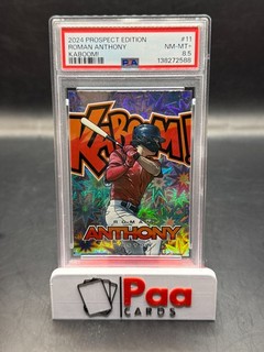 Panini Prospect Edition Baseball Kaboom! PSA 8.5 Roman Anthony Boston