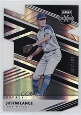 2020 Panini Elite Extra Edition 203rd Decade Die-Cut /203 Justin Lange #34 9hx