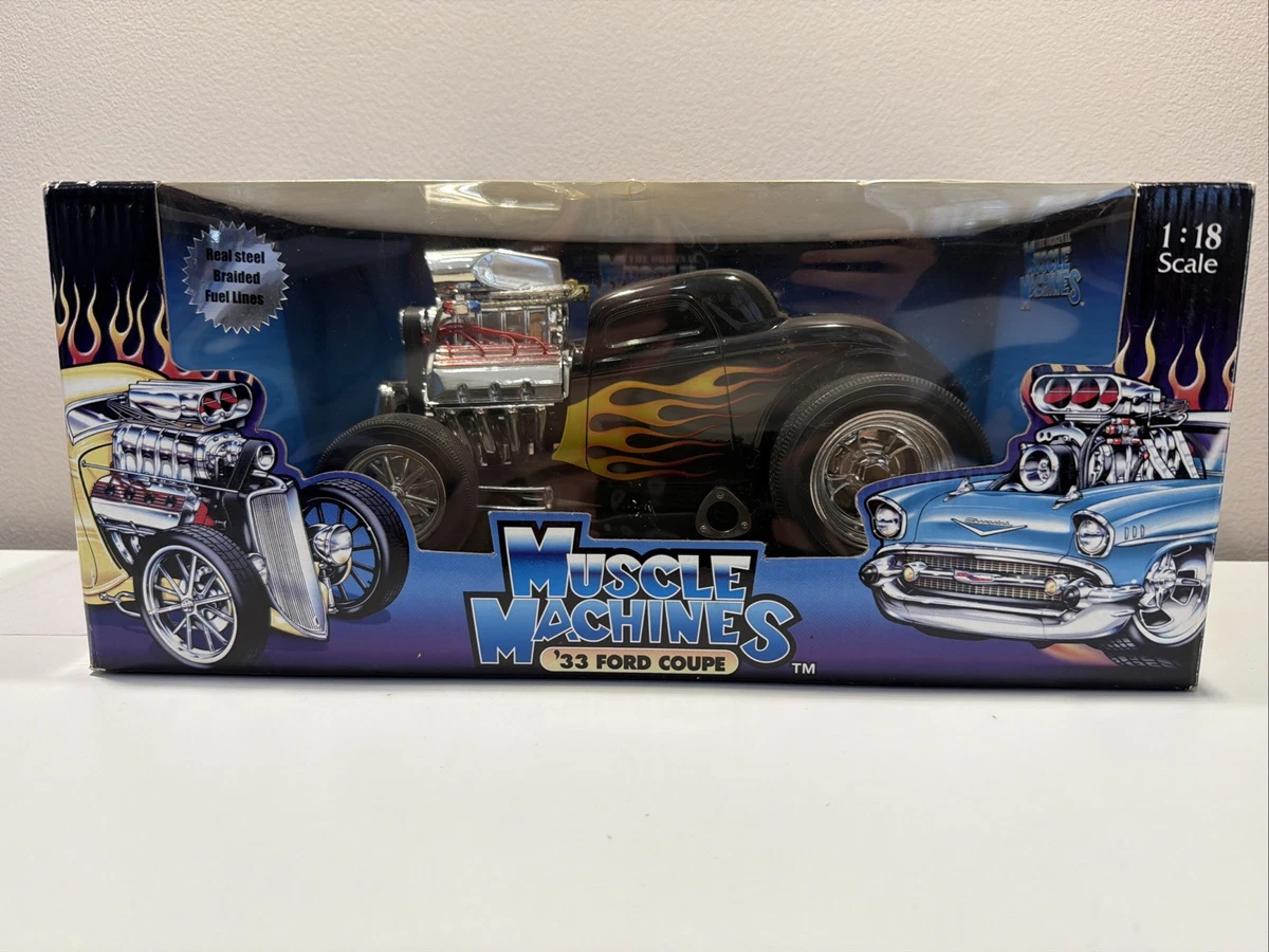 ミニカー MUSCLE MACHINES'33 FORD COUPE 1/18 Muscle Machines Ford 1:18 Scale Diecast Cars, Trucks & Vans for