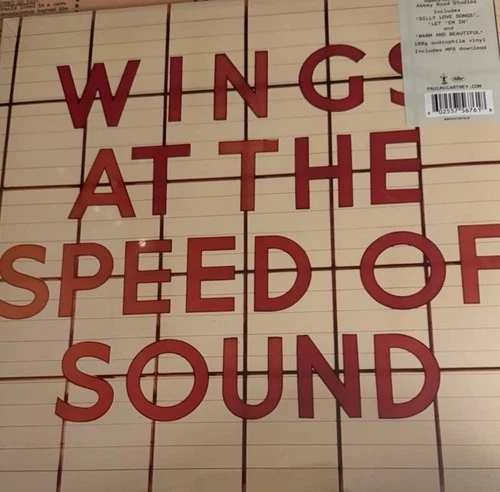 SEALED! PAUL MCCARTNEY WINGS AT THE SPEED OF SOUND VINYL LP ALBUM 1976 2014