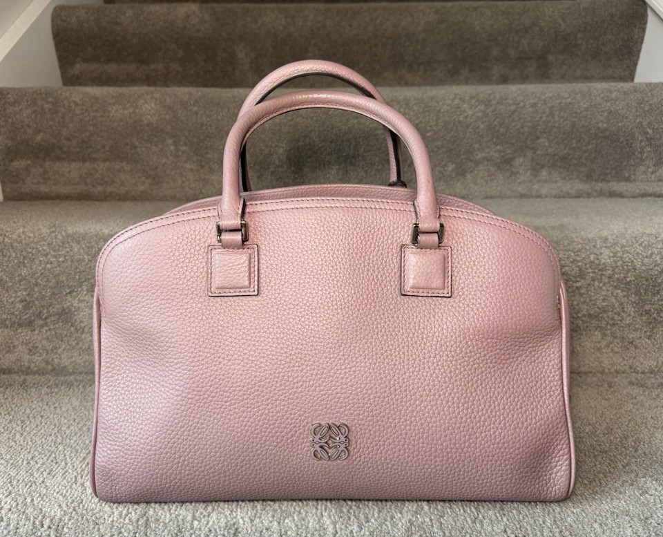 LOEWE Ala Moa Di Top Handle Bag Handbag purple with grey tone like Amazona