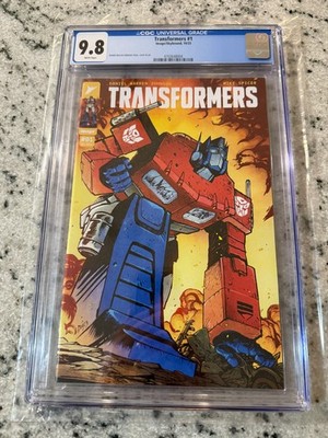 Transformers # 1 CGC Graded 9.8 Image Skybound Comic Book 2023 1st Print JH26