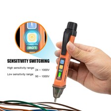 Easy-to-Use Non-Contact Voltage Tester Pen 12-1000V AC for Electrician VC10S