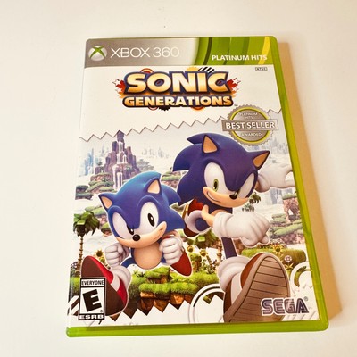 Sonic Generations (Microsoft Xbox 360, 2011) CIB, Complete, Disc Surface As New!