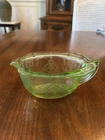 Anchor Hocking Green Uranium Princess Depression Glass Creamer 1930’s