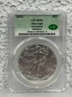 2023 $1 American Silver Eagle – CAC MS69 First Delivery 'WitterBrick'