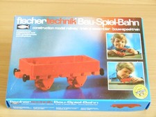 Fischertechnik Bau-Spiel-Bahn Niederbordwagen  Art. 30121 OVP