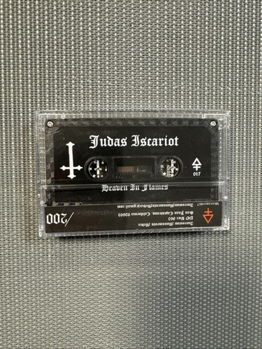 Judas Iscariot Heaven In Flames (1998) cassette tape Black Metal /200 - Picture 3 of 6