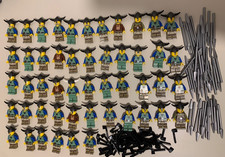 50 lego Wikinger Figuren Ritter Minifiguren passt zu 21343 Falkenritter