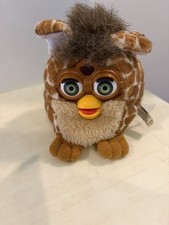 Furby Buddies Vtg 1999 Bean Bag Plush Companion Tiger Electronics Giraffe Spots