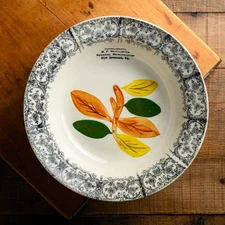 VTG 30's Blue Ridge Southern Potteries DISH W. P. McAllister General Merchandise