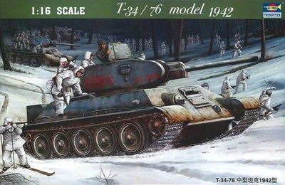 T-34/76 Soviet Tank (1942), 1/16 - Trumpeter 00905 - Photo 1/4