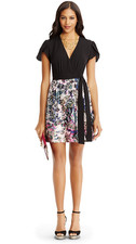 NWOT Diane von Furstenber DVF Silk Wool Blend Wrap Dress -Size 2,4,6,8 Available