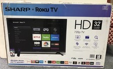 Sharp - 32" Class - LED - 720p - Smart - HDTV Roku TV - USED
