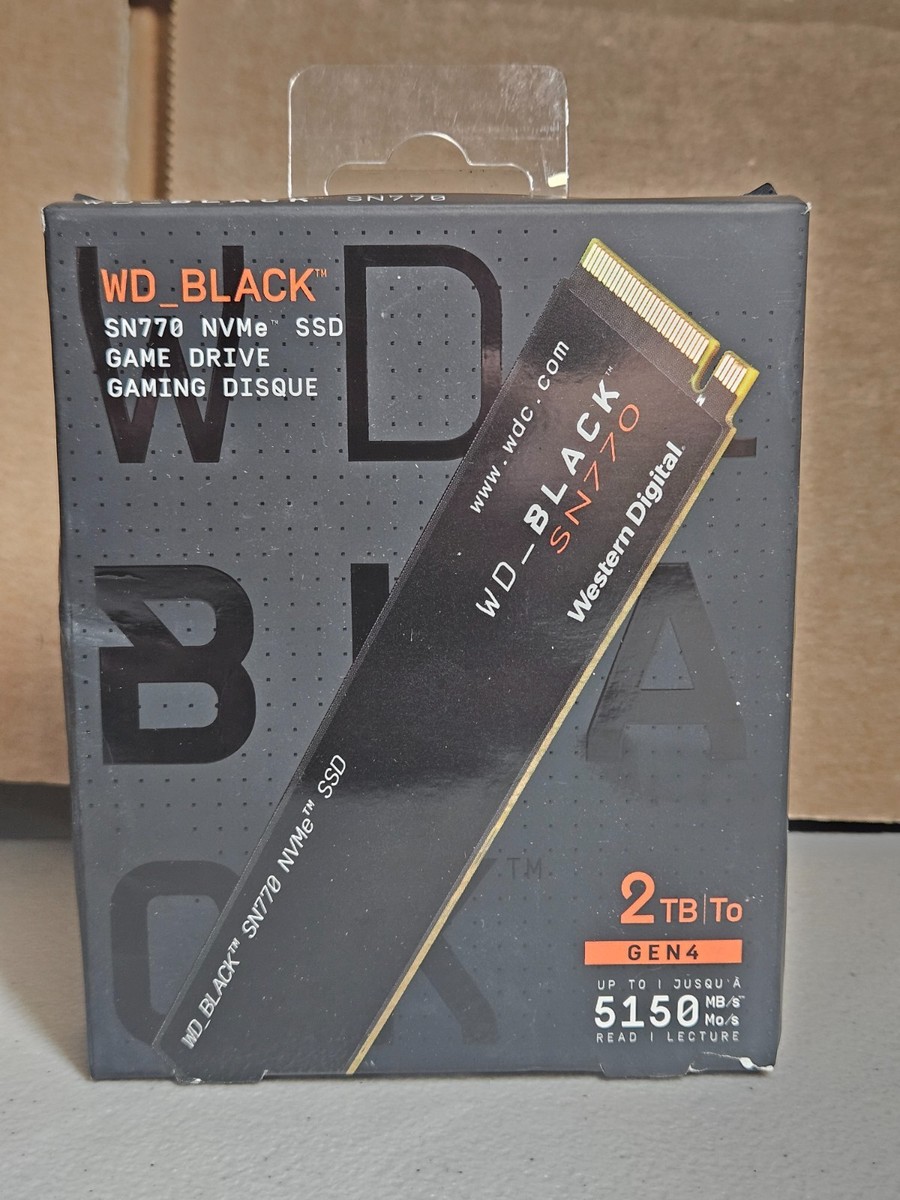 Western Digital WD_BLACK SN770 2TB M.2 NVMe Internal SSD