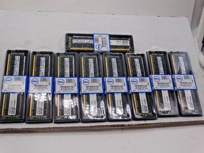 LOT 9 NEW Dell 16GB DDR3L 1600MHz PC3L-12800R ECC Server RAM SNP20D6FC/16G 144GB