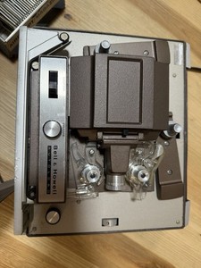 Vintage Bell & Howell Autoload 8mm Movie Projector w/ Film Reels & Slides