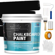 Chalkboard Paint Black Chalk Board Paint for Wood, Metal, Glass, Wall, Plaste...
