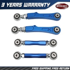 4 PCs Adjustable Rear Camber Arm +Toe Angle Arm for Tesla Model S/X