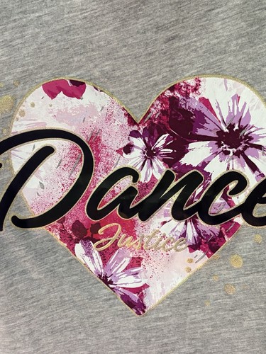 JUSTICE Dance Tank Top Size 7-8 - Picture 2 of 4