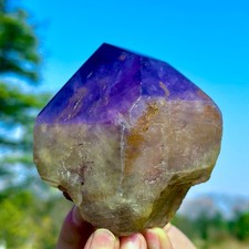 1,28 libbre ametista naturale a grappolo cristallo di quarzo spina dorsale esemplare minerale guarigione