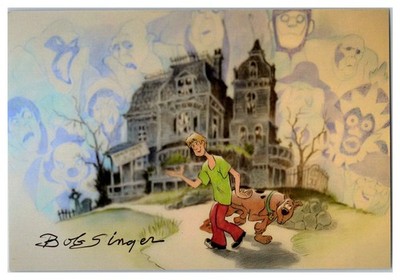 Bob Singer Scooby Doo Animator Hand Signed 4x6 Photo TD46-0853