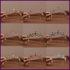 Princess Queen Vintage Baroque Crystal Crown Rhinestone Tiara For Women