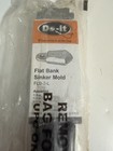 Do-It FLB-3-L Flat Bank Sinker Mold Aluminum Assorted 3 4 5 oz 3356 — photo 1