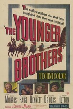 Younger Brothers Poster 27x40 Jeff Chandler Scott Brady Susan Ball