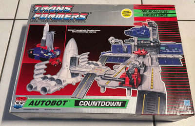 Transformers G1 Micromasters Vintage Autobot Countdown Lunar Rocket Base mit OVP