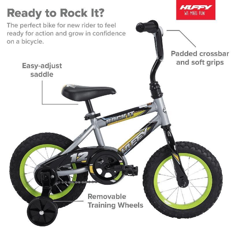 Kids 12 inch Training Wheels Bicycle Ages 3 to 5 Safe Riding Durable Frame New