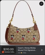 Mickey Mouse Coach crossbody bag authentic