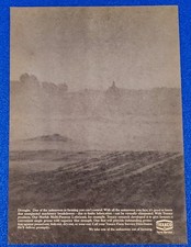 1970 TEXACO FARM SERVICES PRINT AD SPECIAL TRACTOR LUBRICANTS USED FOR DROUGHTS