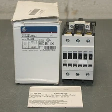 GE IEC Magnetic Contactor CL06A300MJ, 120V AC Coil, 50A, 30HP @ 460V AC, 3PH