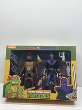 NECA Raphael vs Foot Soldier Action Figure 2 Pack Teenage Mutant Ninja Turtles