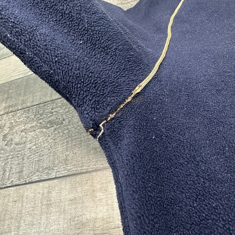 Capucha polar Notre Dame EE. UU. Y2K armario de pie retro vintage azul para hombre grande Foto 3 de 4