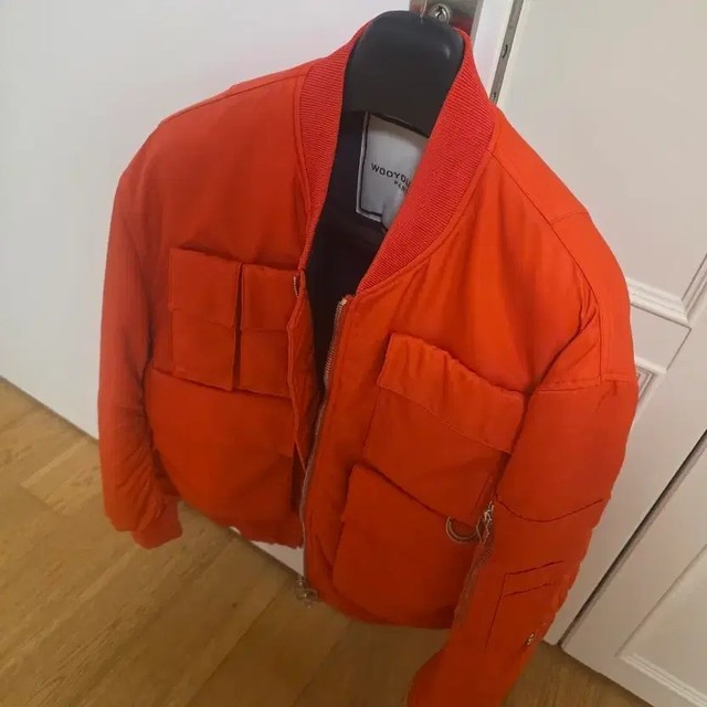 Wooyoungmi Red MA-1 Bomber Jacket