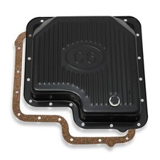 Mr Gasket Automatic Transmission Oil Pan 9756BMRG; Black Steel for Ford C-6
