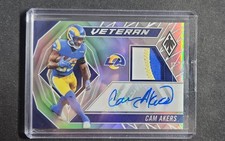 2022 Panini Phoenix - Veteran Autograph Materials Cam Akers Vam-17 50 Au... 2022 Panini Phoenix - Veteran Autograph Materials Cam Akers Vam-17 50 Au...