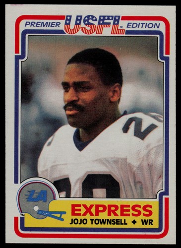 1984 Topps USFL #50 JoJo Townsell Los Angeles Express