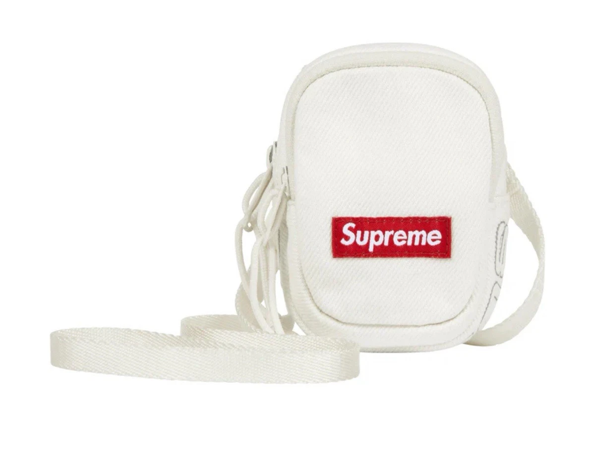 Supreme Denim Mini Utility Bag White FW25 Brand New Sealed | eBay